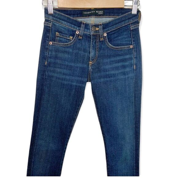 Veronica Beard Brook 8.5 " Midnight  Skinny Jeans Size 24 - Picture 3 of 8